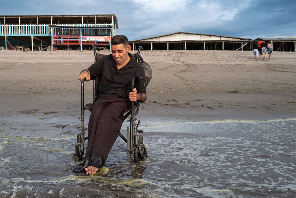 Inclusion experience at the beach