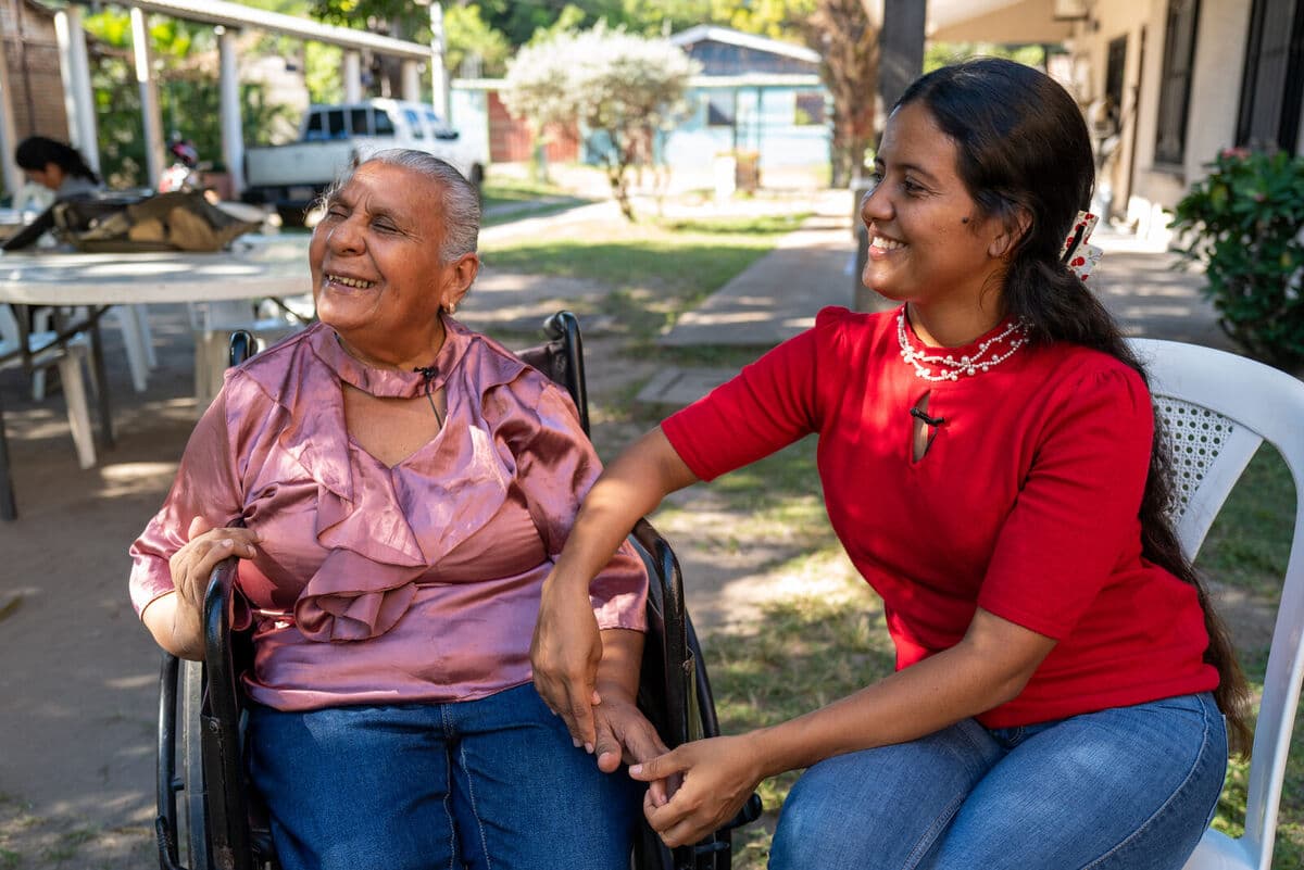 Special bond between caregiver and community member