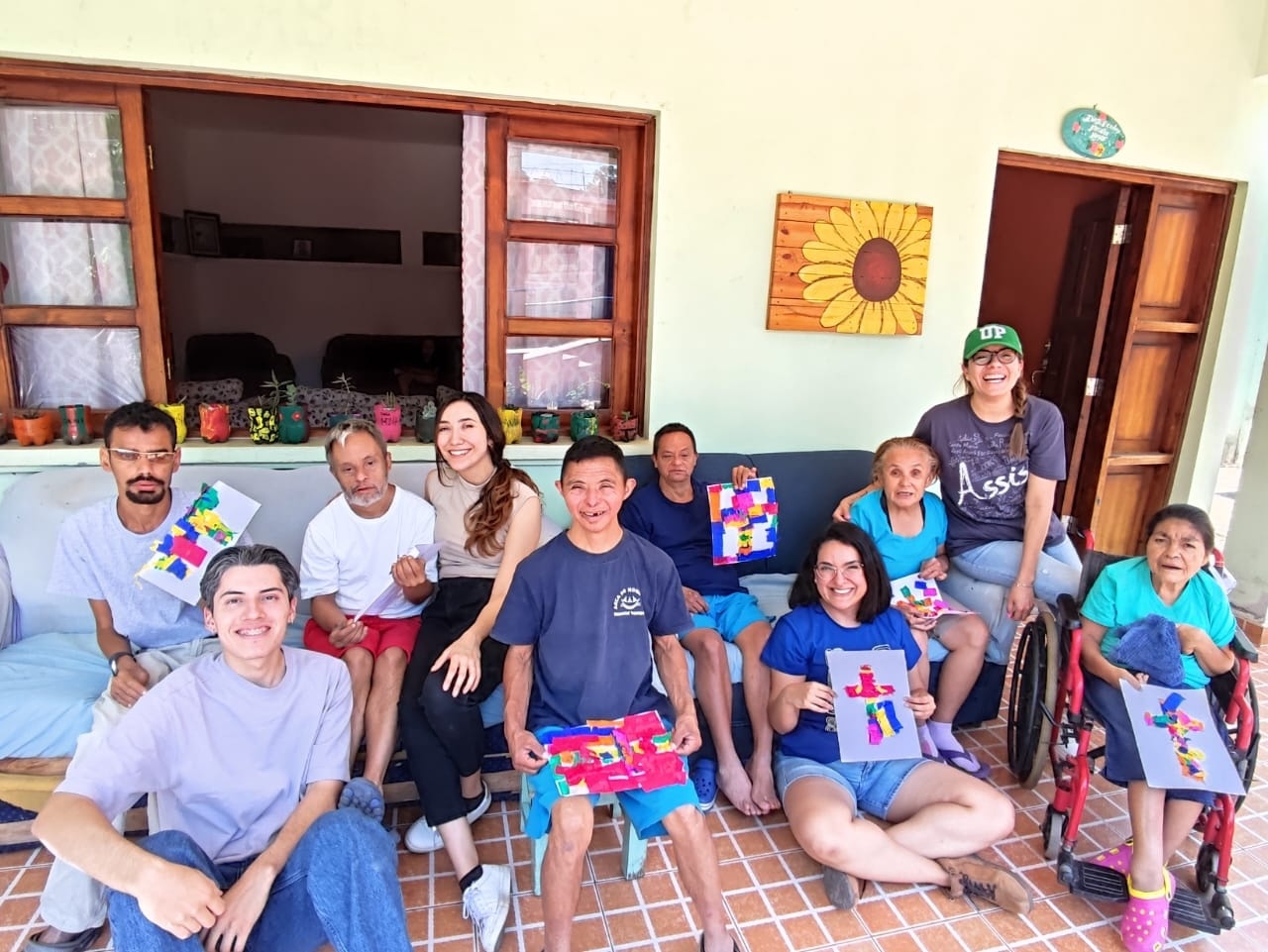 Grupo de voluntarios en El Arca